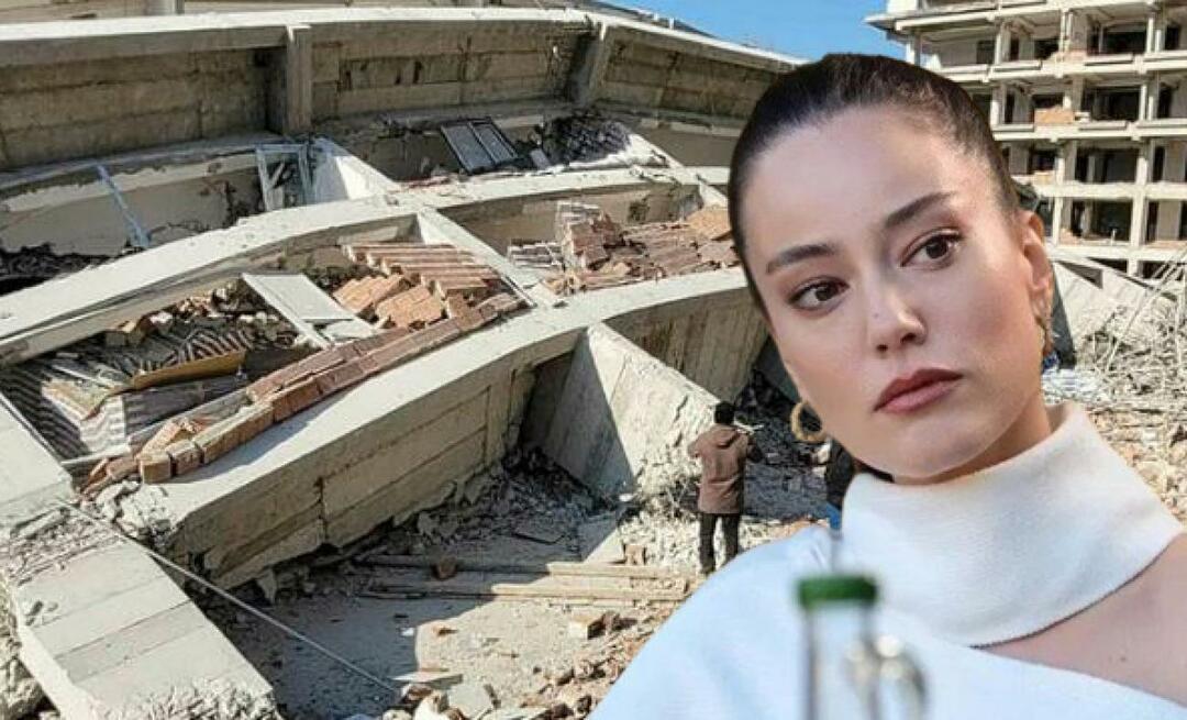 Ett känslosamt inlägg från Pelin Akil efter jordbävningen! "Jag ser inte rätt"