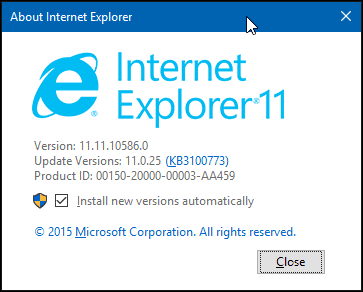 Microsoft avslutar support för gamla versioner av Internet Explorer