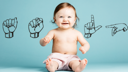 Vad ska göras för barn som inte kan tala? Vilka är fördelarna med babys teckenspråk?