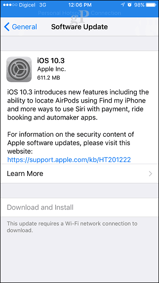 Apple iOS 10.3 - Bör du uppgradera och vad ingår?