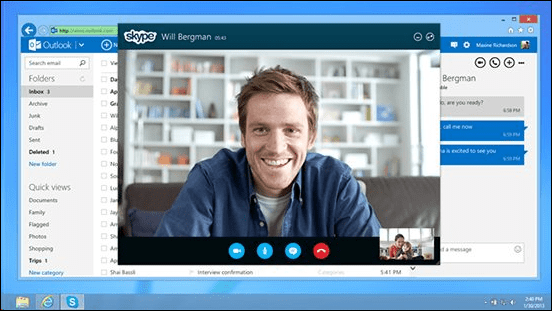 Skype nu tillgängligt via Outlook.com e-post