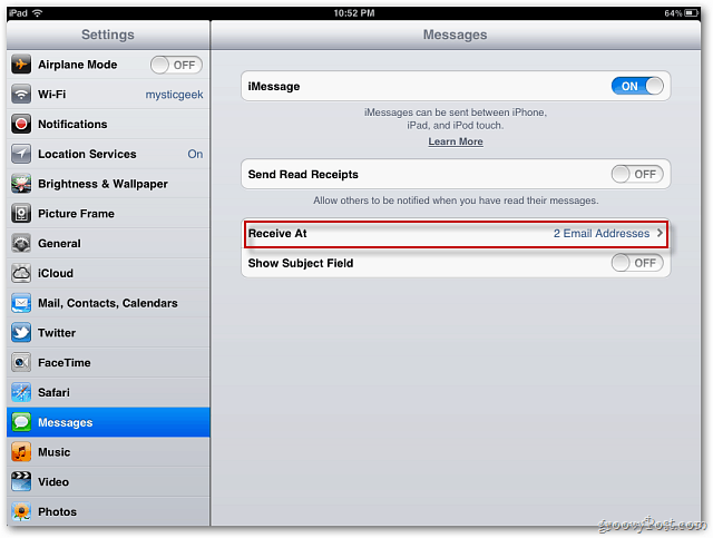 Apple iOS 5: Håll iMessages synkroniserade mellan iPhone och iPad