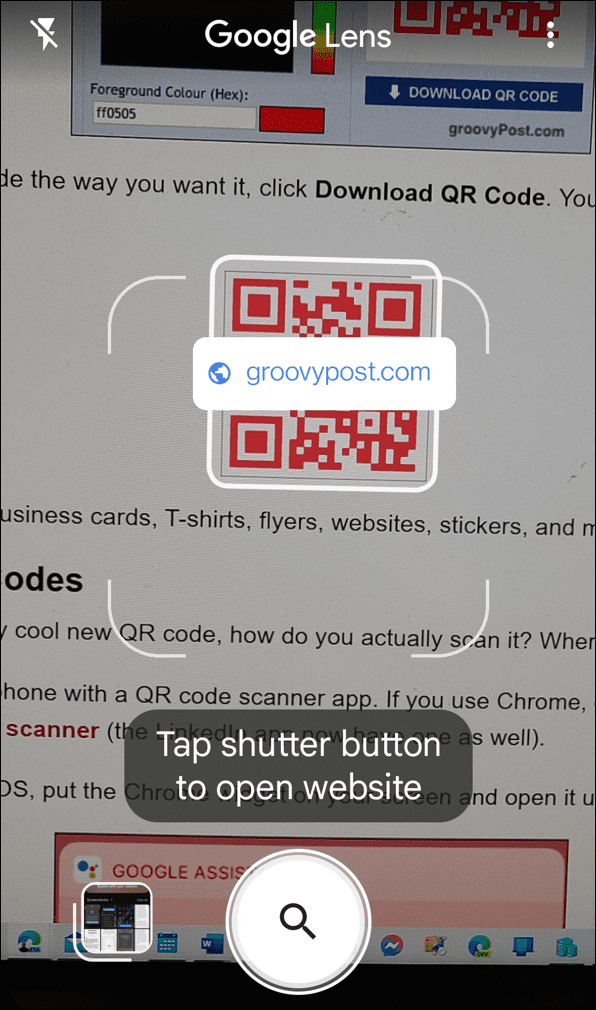 Skanna QR-koder på Android
