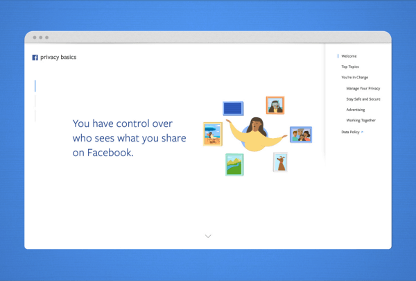Den uppdaterade webbplatsen Facebook Privacy Basics gör det lättare att hitta tips och verktyg för att kontrollera din information på Facebook.