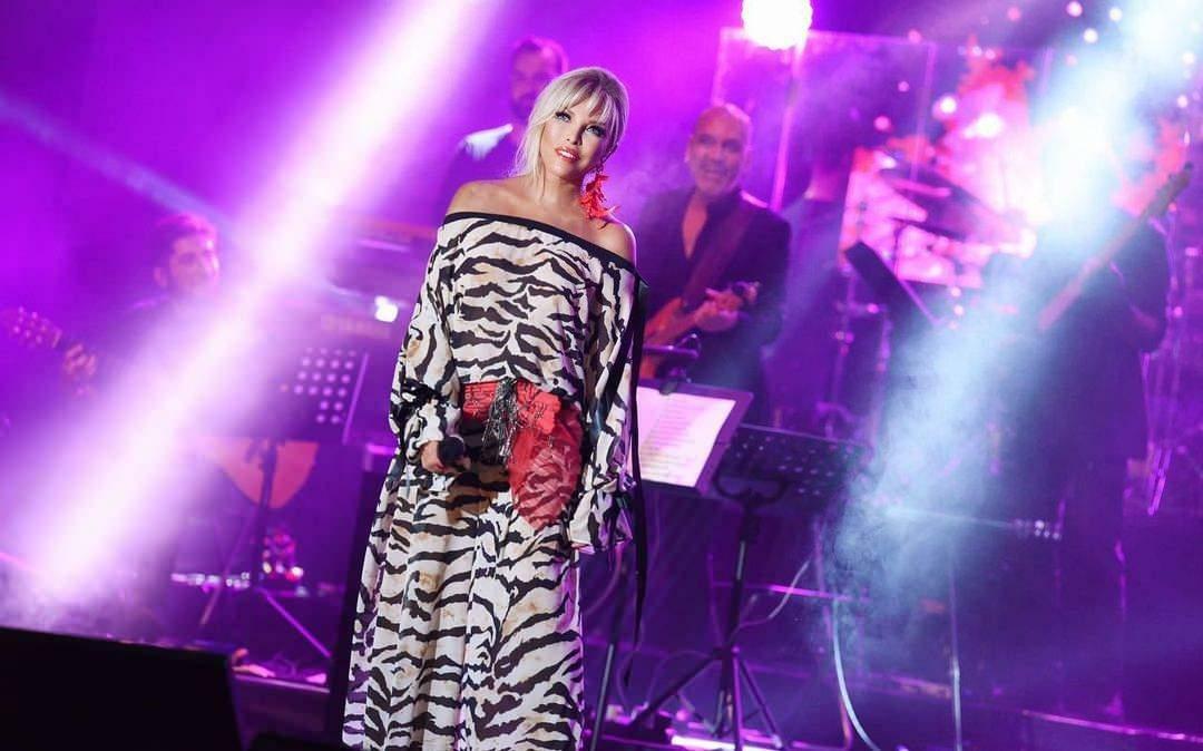 Från Ajda Pekkans konsert i Antalya