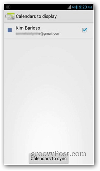 Synkronisera flera kalendrar på Android 4.0 (Ice Cream Sandwich)