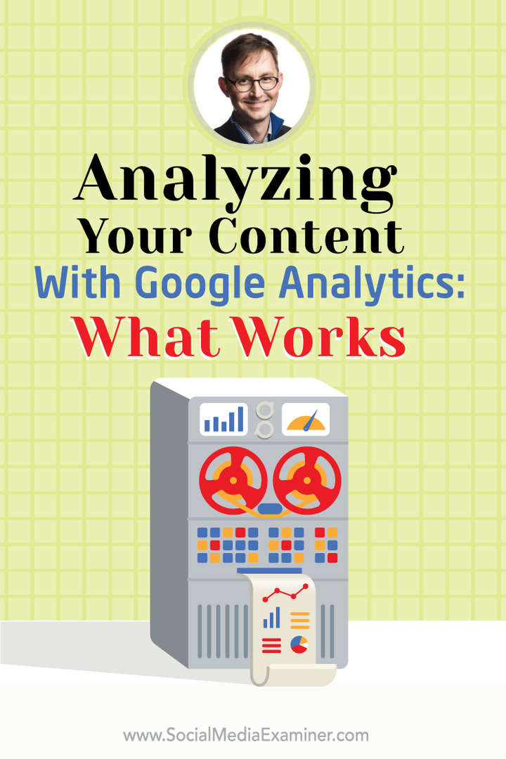 Analysera ditt innehåll med Google Analytics: Hur man vet vad som fungerar: Social Media Examiner