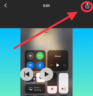 Håll InShot-appen öppen medan den bearbetar din video.