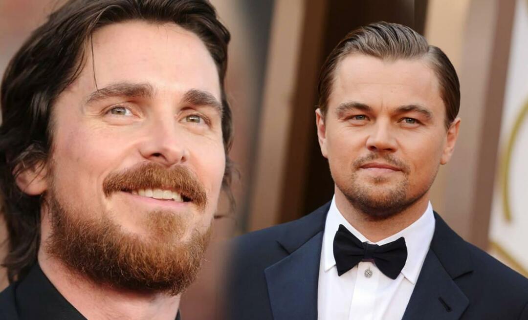 Fantastisk Leonardo DiCaprio-bekännelse från Christian Bale! "Jag är skyldig hans vägran"