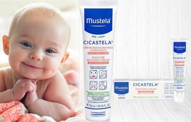 Hur använder man Mustela Cicastela vårdkräm?