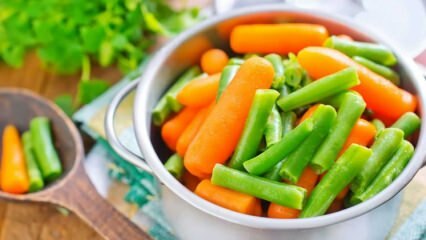 Hur lagras grönsaker och kött? 