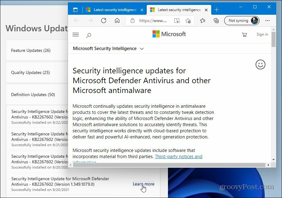 Läs mer om Windows Update