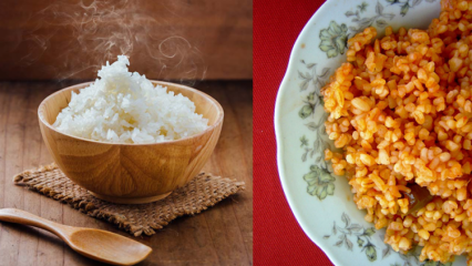 Bulgur eller ris gör viktökning? Vilka är fördelarna med bulgur och ris? Äter ris ...