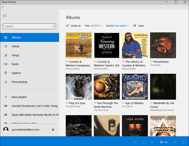 Microsoft lanserar appar för förhandsvisning av musik och video för Windows 10
