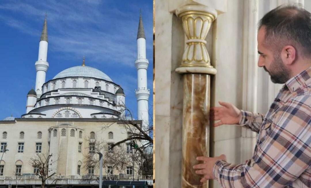 Izzet Pasha-moskén i Elazig påverkades inte av 3 jordbävningar tack vare dess balanspelare!