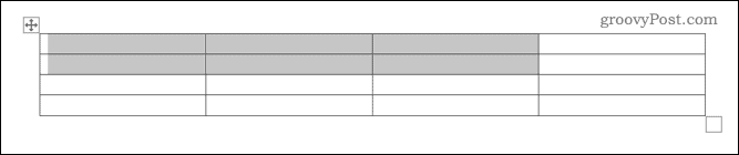 Välja celler i en Microsoft Word-tabell