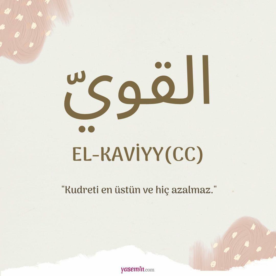 Vad betyder al-Kaviyy (cc)?