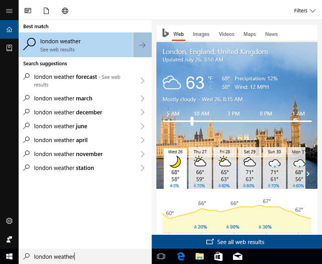 Windows 10 Insider Build 16251 introducerar länk till telefon till PC