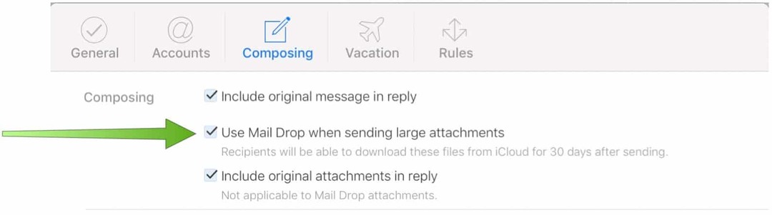 Så här skickar du filer via Mail Drop på iPhone med iCloud