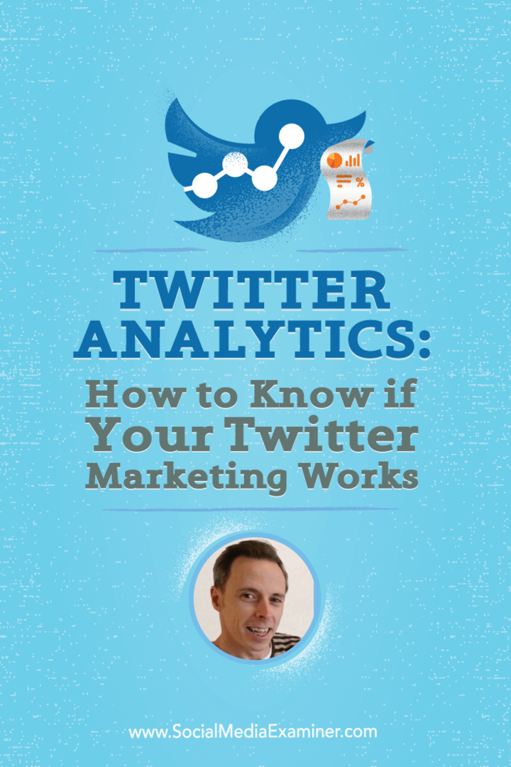 Twitter Analytics: Hur man vet om din Twitter-marknadsföring fungerar: Social Media Examiner