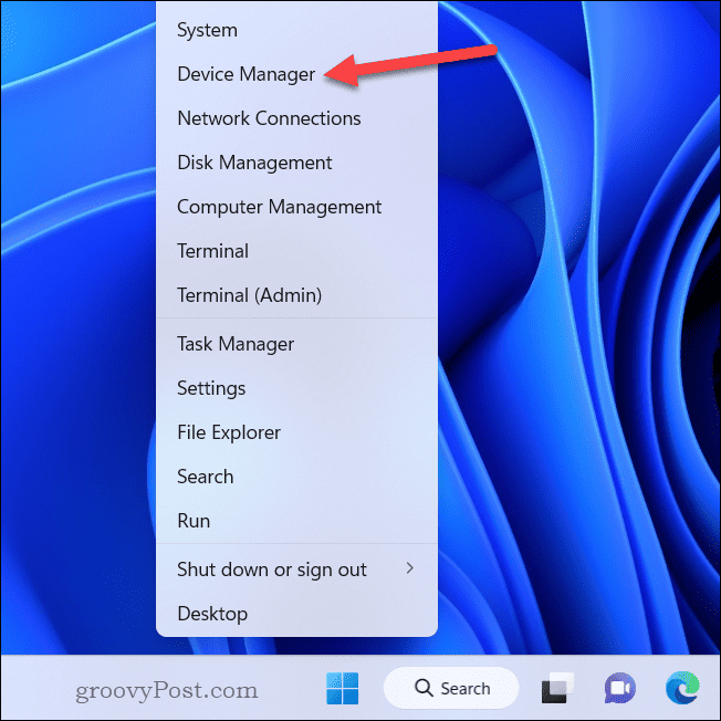 Öppna Enhetshanteraren i Windows 11