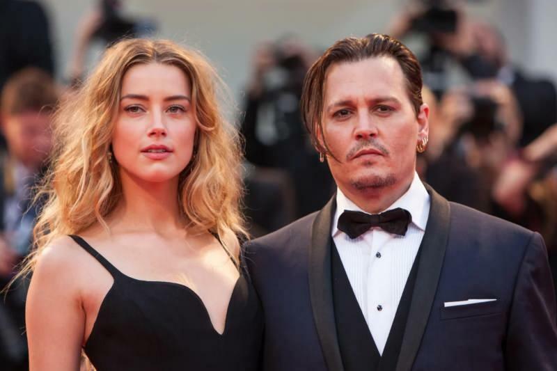 Johnny Depp och hans ex-fru Amber Heard