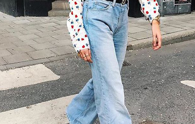 Vad är säsongens nya trend, pappa jeans och hur kombineras det?