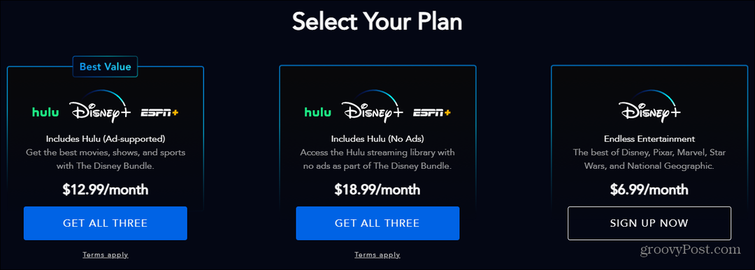 Disney Plus lägger till ny paketplan med Annonsfri Hulu