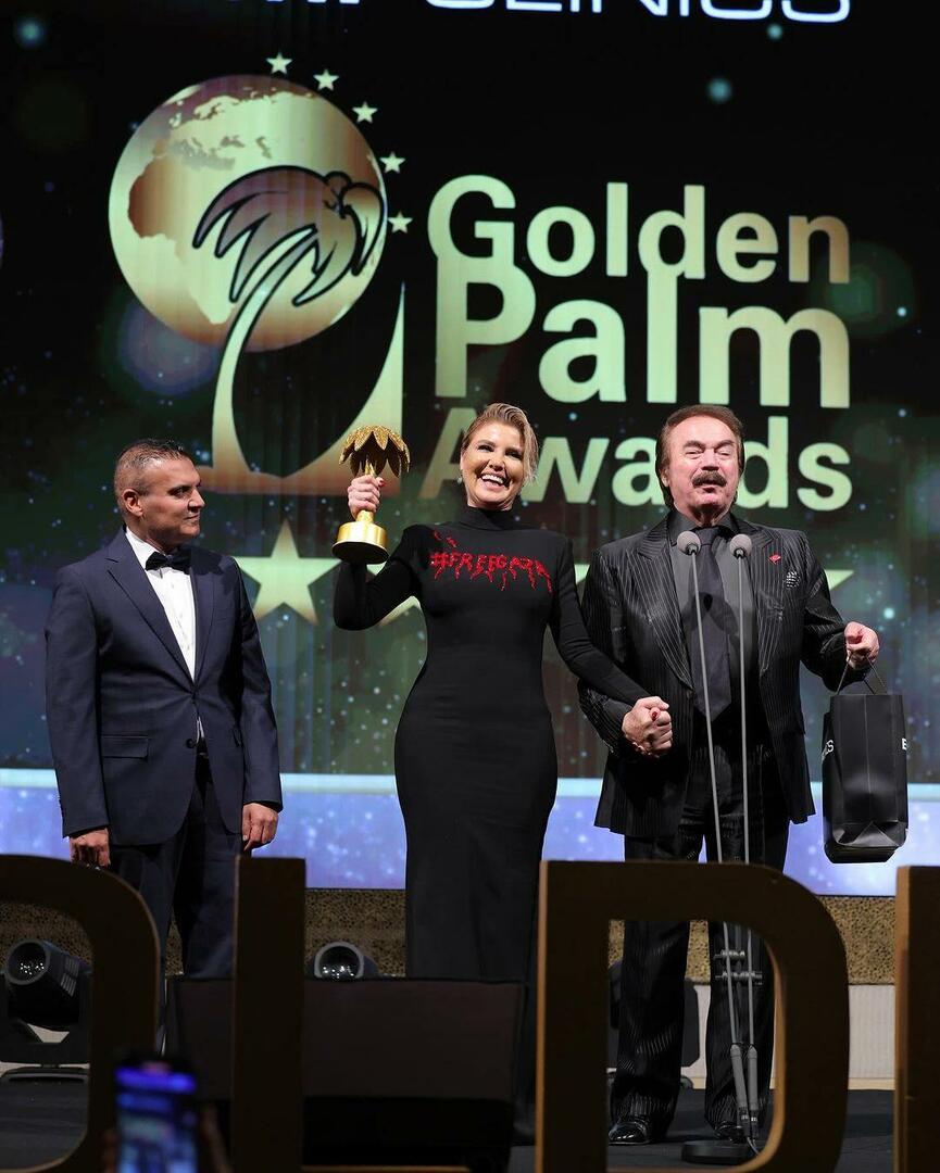 Gülben Ergen Golden Palm Award natt