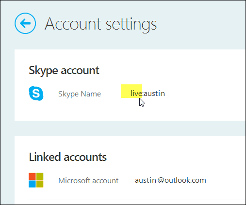 Skype namn
