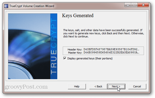 TrueCrypt Header Key och Master Key