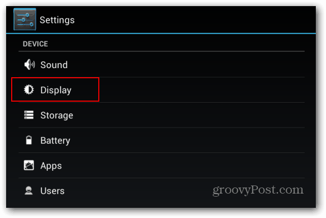 Inställningar för Goggle Nexus 7-låsskärm