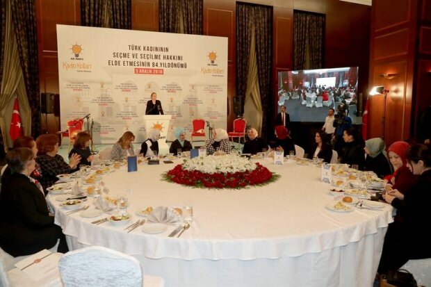 First Lady Erdoğan deltog i Women's Rights Day