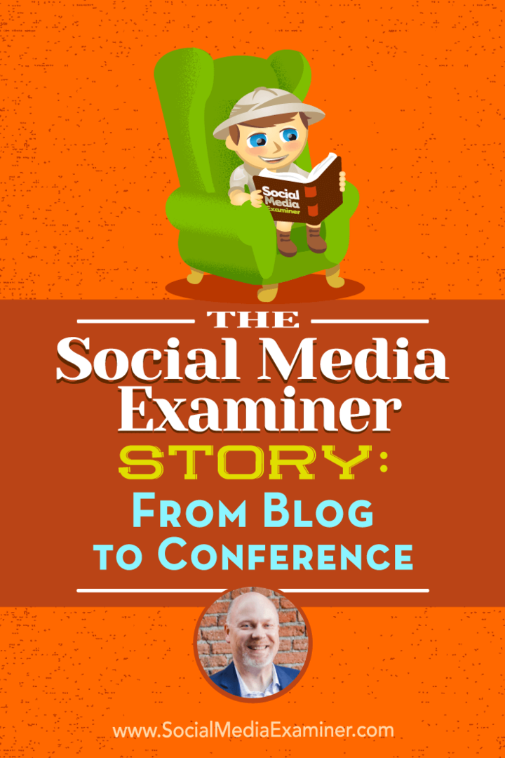 The Social Media Examiner Story: Från blogg till konferens med insikter från Mike Stelzner med intervju av Ray Edwards på Social Media Marketing Podcast.