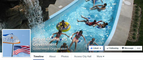 city ​​of olathe facebook omslagsbild