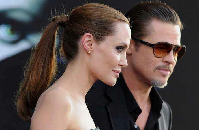 Angelina Jolie stämmer Brad Pitte