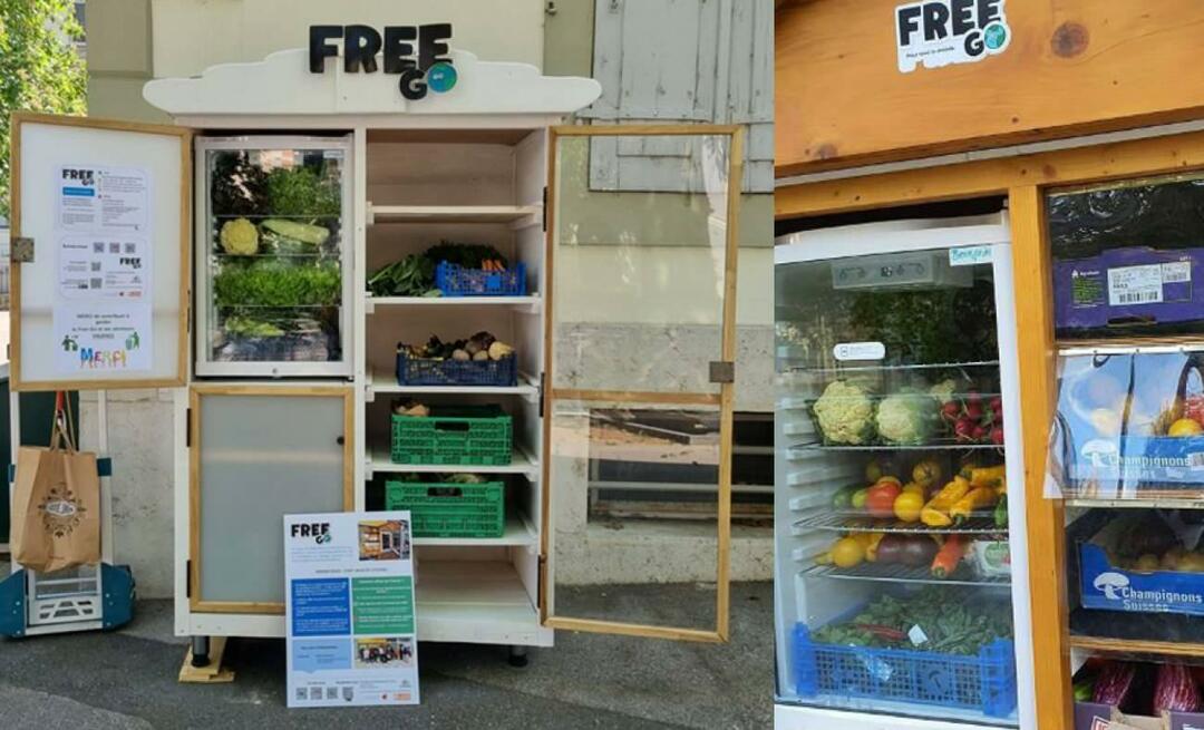 Allt är gratis i dessa kylskåp! Ett projekt från Schweiz som kommer att vara ett exempel för hela världen