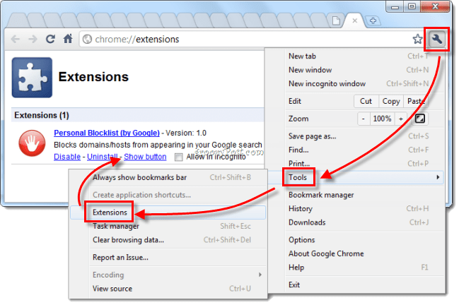 Hur du blockerar webbplatser med låg kvalitet från Googles sökresultat i Chrome