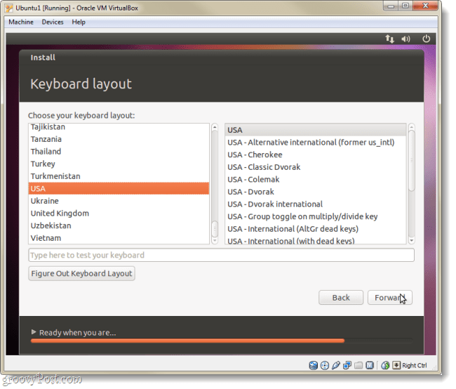 Ubuntu-tangentbordslayout
