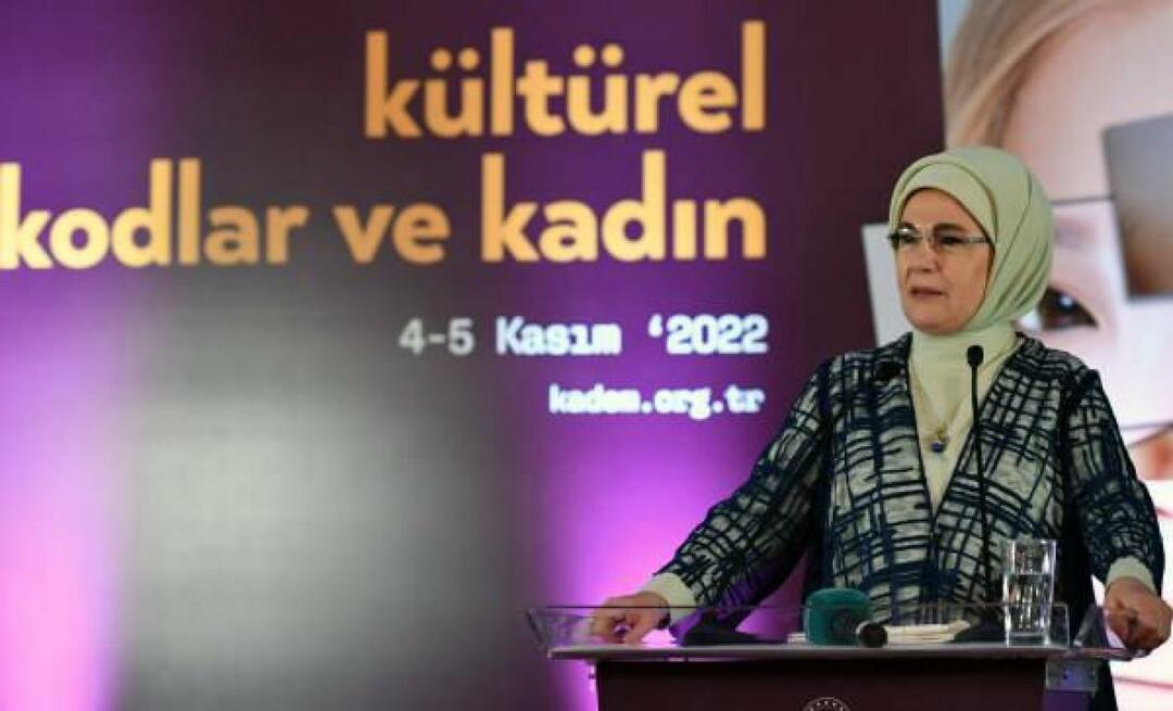 Emine Erdogan är den femte presidenten för KADEM. Han berörde viktiga frågor vid det internationella toppmötet för kvinnor och rättvisa!