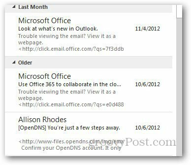Förhandsvisning av meddelande Outlook 5