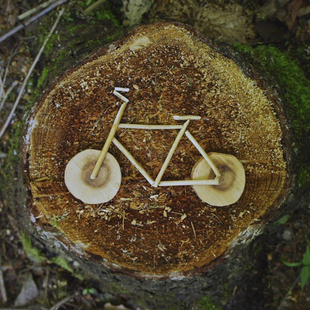 Cykeldesign på trä