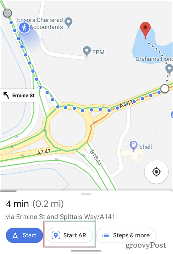 Google Maps AR-navigering startar AR