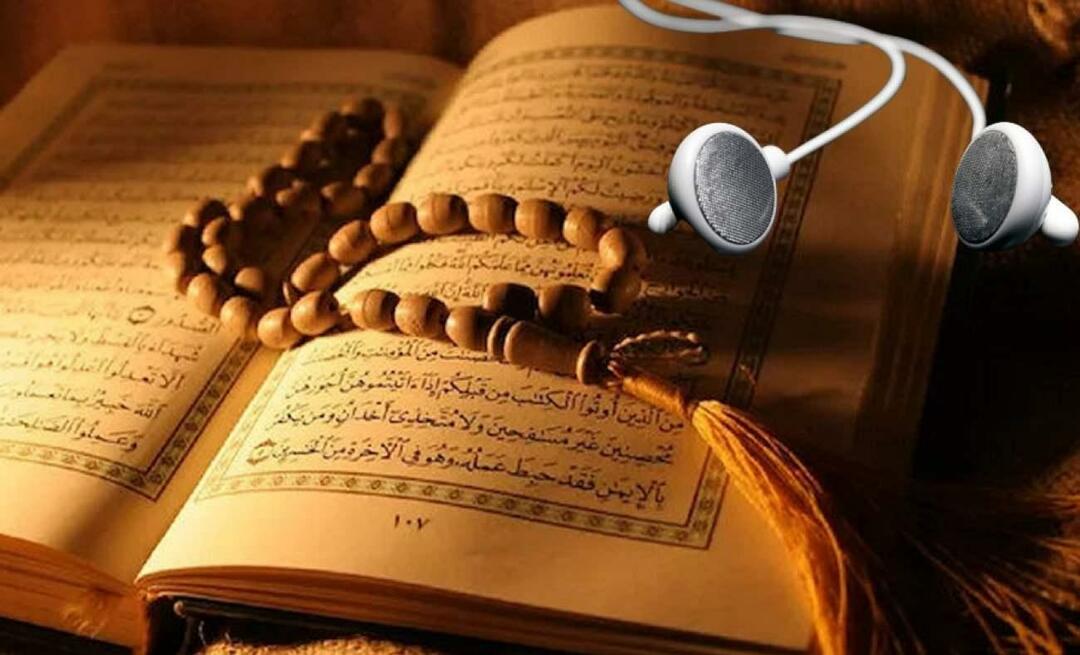 Kan Koranen lyssnas på TV, radio eller telefon? Kan min hatim skapas bara genom att lyssna?
