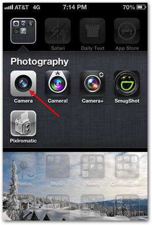 Ta iPhone iOS Panoramic Photo - Tap Camera