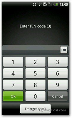android pin-kod