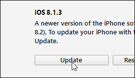 iOS 8.1.3 uppdatering till 8.2