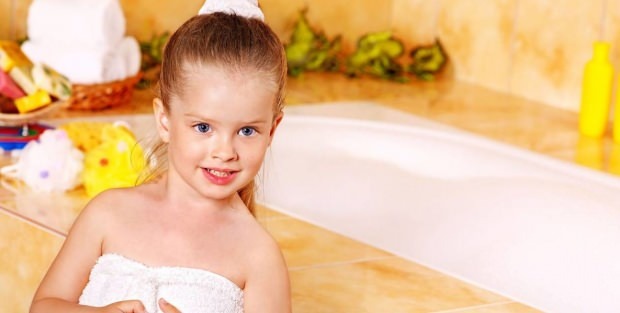Hur ska barn ta ett bad?