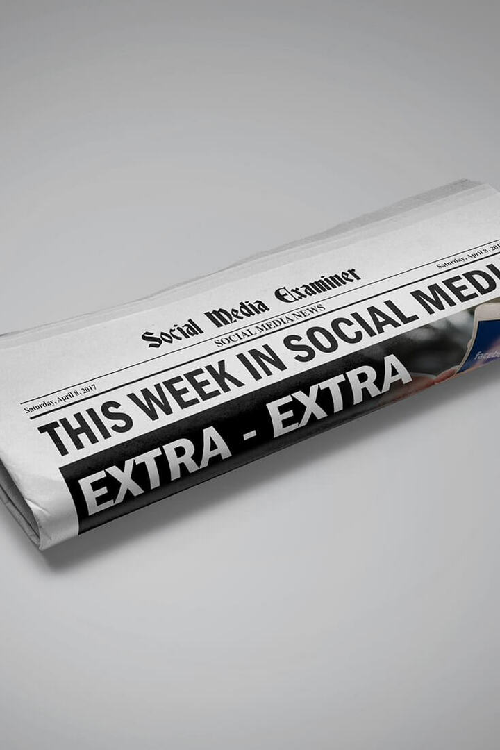 Facebook testar live delade skärmar: Den här veckan i sociala medier: Social Media Examiner