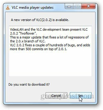 VLC Konvertera videor 2